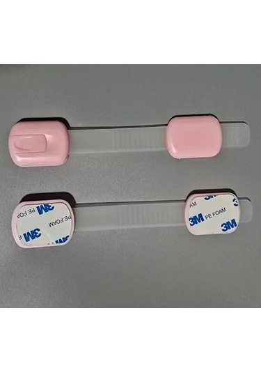 Moveevo Çocuk Güvenliği Kilitleri - Bebekler İçin Çekmecelik/ Dolap Kilitleri - Pembe - Toksik Olmayan Ve Dayanıklı Malzeme Çok Renkli