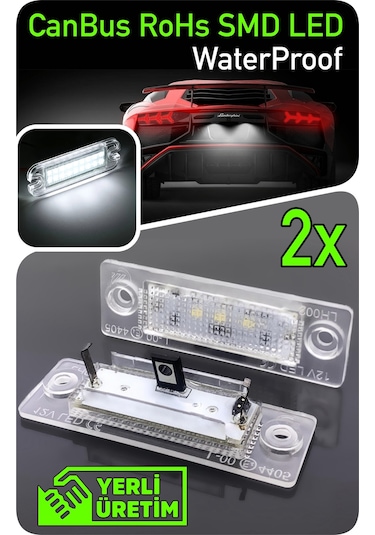Volkswagen Vw Caddy 2004-2020 Canbus Led Plaka Aydınlatma Ledi Lambası
