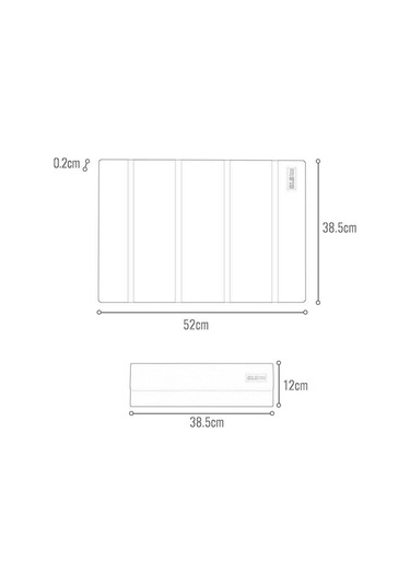 Homyl Kamp Masa Matı Katlanır Silikon Örtüsü Barbekü Siyah Siyah Çok Renkli