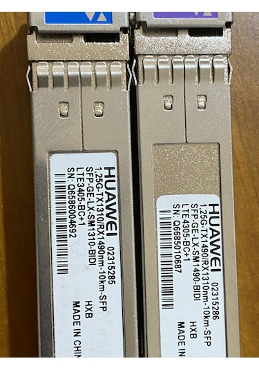Huawei Tek Core Bidi Sfp Gbic 1.25G Tx/Rx:1490 Rx/Tx:1310