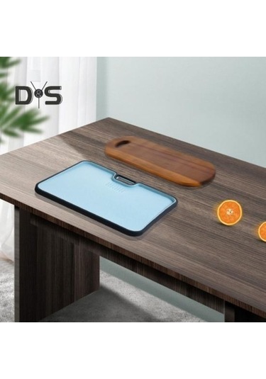 Novahub Kolay Temizlenebilir Mavi Kesme Tahtası - Çift Taraflı Et Sebze Doğrama Mat - Ev Mutfak İçin Mavi