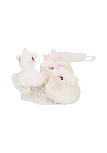 Unicorn Bebek Banyo Oyuncağı Seti - Unicorn Vinil Figürler 3'lü