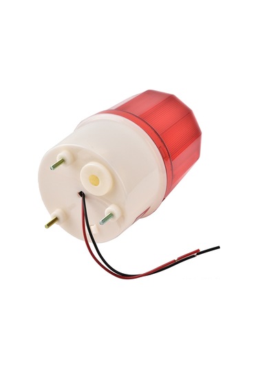 Geeroyoo Ac220v Led Döner Alarm Işığı - Yüksek Parlaklık, Su Geçirmez, Abs Kasa, Trafik Ve İnşaat Uygulamaları