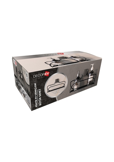 Decorev Dc-5554 Dekoratif Banyo Mutfak Balkon Çok Kullanışlı Siya