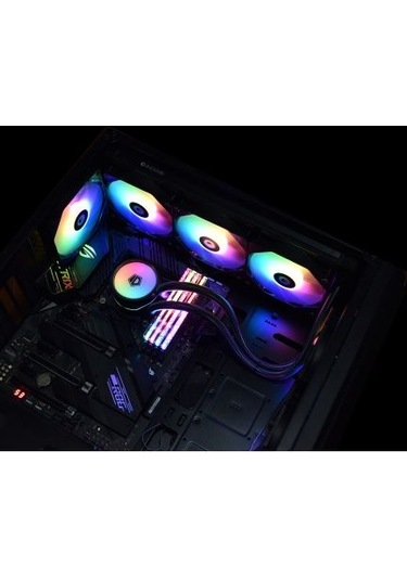 Id Coolıng Zoomflow 360 Xt Argb 4 Pin Pwm Işlemci Sıvı Soğutucu