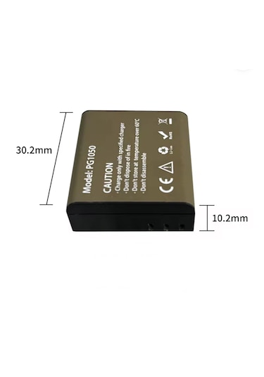 Ultratekno Eken H9r H9 Yedek Batarya Pg1050 1050 Mah 3.885wh Pil Kahverengi