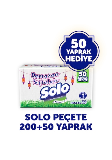 Solo 9'lu Peçete Ramazan Özel