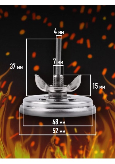 Kitchen&grill Barbekü, Izgara, Füme Cihazı, Tandır İçin 2 Adet Termometre. 213992827