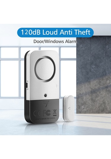 Samdoo Akıllı Ev Güvenlik Sistemi İçin Kablosuz Kapı/pencere Alarm Sensörü - 4'lü Set