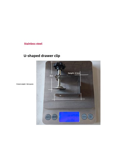 Geeksen Üçlü Materyal Çekmecelik Panel Sabitleyici: G-şekilli Paslanmaz Çelik Klip, Kayma Engelleme Lastik Paspas Ve Zarar Vermeden Montaj 147g Diğer