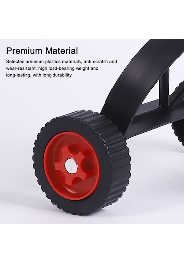 Evrensel Tel Tırpan Yardımcı Tekerlek Pratik Kablosuz Çim Biçme Makinesi Aksesuarı 25-28mm Ayarlanabilir Çim Kesici Destek Tekerleği