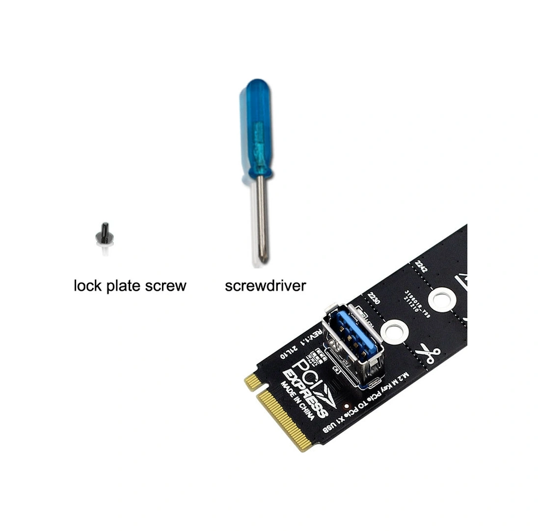 Sones 5 Adet Ngff M.2 Rotor Pcı-e Kanal Usb3.0 Transfer Kartı Grafik Uzatma Transferi Siyah