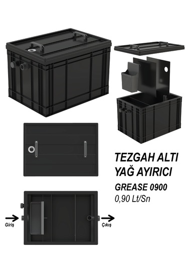 Grease-0900 0,90 Lt/sn Yağ Ayırıcı