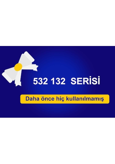 Hiç Kullanılmamış Numara, Turkcell 532 132 Ile Başlayan Çok Özel