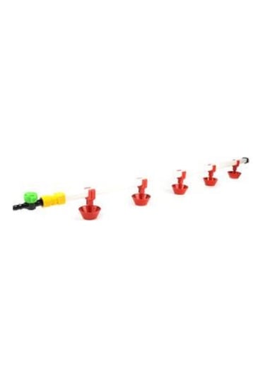 Kare Boru Nipel Yaylı Çanak Suluk 3 Mt