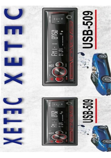 Usb-509 Usb -bluetoothmp3- Radyo Çalar Oto Teyp Enerji Oto Power 3 Anfi Çıkışlı