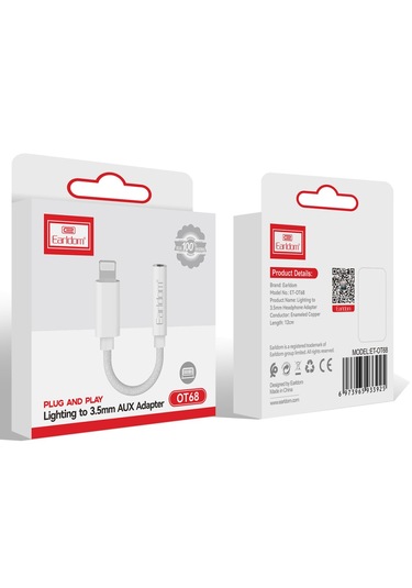 Earldom Ot68 Lightning To 3.5mm Dönüştürücü