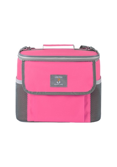 Best Çanta Pro+ 10 Litre Termos Piknik Çantası Yalıtımlı Termal Soğutucu Buzluk Çanta Pembe