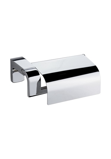 Ahlez Premium Uzun Havluluk Kapaklı Kağıtlık Ikili Banyo Seti Krom