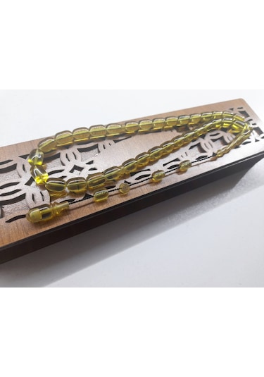 Ateş Kehribar Tesbih Binyamin Barlak Usta 7.5x10.5