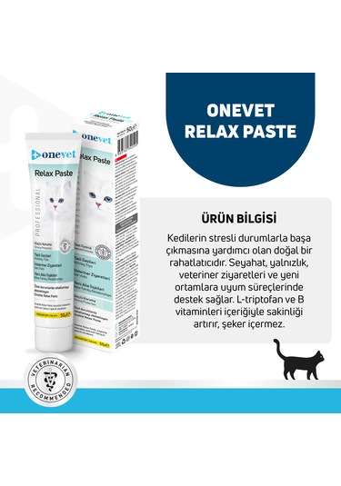 Onevet Relax Paste Macun 50 Gr Stres Ve Anksiyete Azaltıcı