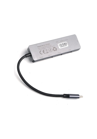 Dark Usb 3.1 Type-c To Ethernet Hdmi Usb-c Pd 65w Dk-ac-u31x46
