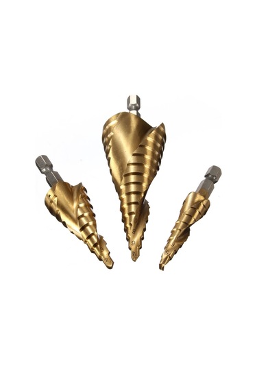 Sointeresting 3 Tlg Hss Kademeli Matkap Ucu Matkap Seti 4-12mm/ 4-20mm/ 4-32mm