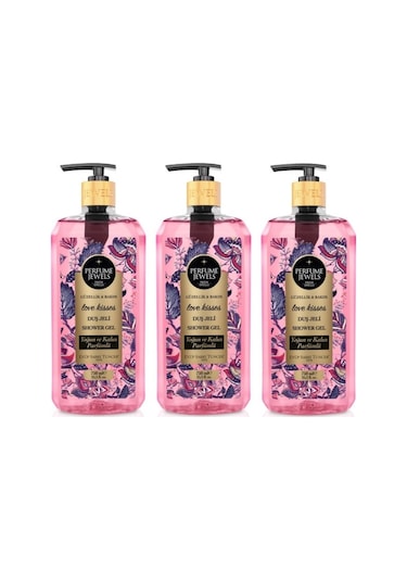 Eyüp Sabri Tuncer Perfume Jewels Love Kisses Duş Jeli 3 x 750 ML