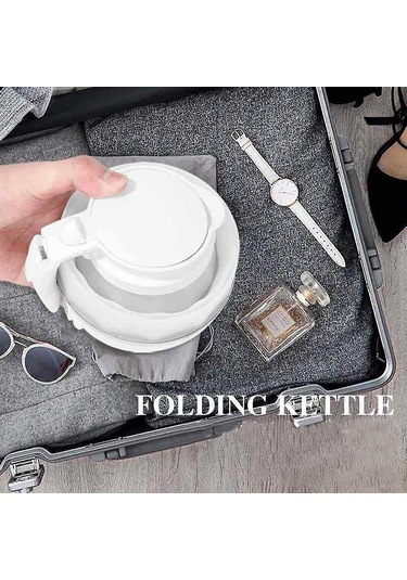 Katlanabilir Su Isıtıcısı 2024 0,6 L Silikon Seyahat Su Isıtıcısı Katlanabilir Elektrikli Su Isıtıcısı, Kamp İçin, Fw Diğer