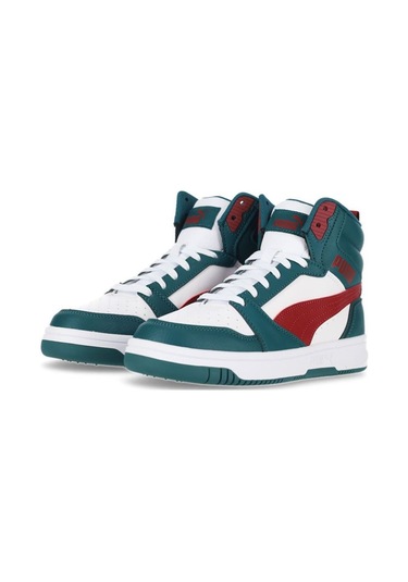Puma Rebound V6 Mid Jr Unisex Spor Ayakkabı 39383118 Yeşil