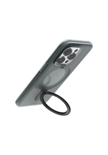 İphone 15 Pro Max Uyumlu Kılıf Magsafe Şarj Özellikli Youngkit Rock Serisi Kapak Beyaz