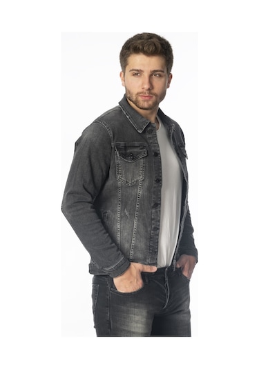 Cedy Denim Cedy Denım Erkek Slim Fit Kot Mont C307 001