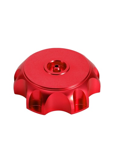 Konesam Motosiklet Alüminyum Yakıt Tankı Kapağı Cnc Uçaklı 51-54mm, Hava Geçirici Vanalı, Dayanıklı, Kolay Kurulum Kırmızı