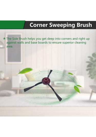 Xiaaokeji Ecovacs Deebot N30 Omnı Parçaları İçin 17 Adet Silindir Yan Fırça Filtresi