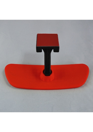 Pırlanta-3 Dik Kollu Universal Dikiz Aynası 17X5 Cm Kırmızı
