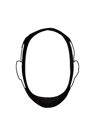 Deva Medikal Barton Bandajı Çene Ağız Kapatma Bandı Çene Kırığı Kemeri Standart Siyah