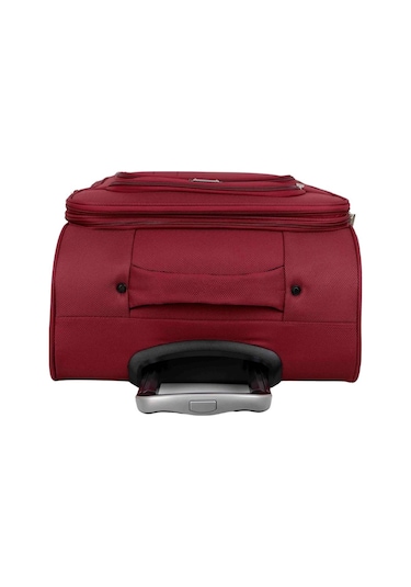 Bagacar Ultra Hafif Körüklü Kumaş Büyük Boy Valiz Siyah