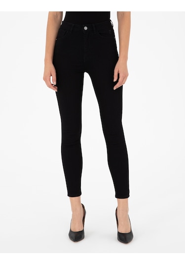 Pierre Cardin Kadın Siyah Pantolon Jean 50291380-vr046 Siyah