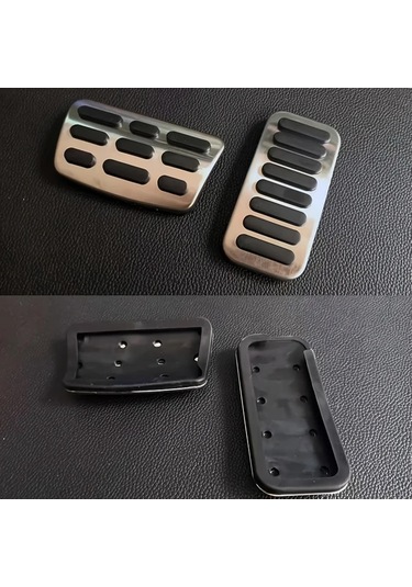 Xuweiwei Hyundai Kona Kauai Os Sx2 2018-2025 Paslanmaz Çelik Kaymaz Tabanlık Pedal