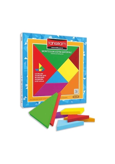 Tangram Renkli - Zeka Oyunları - Redka