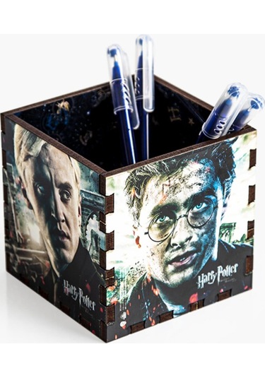 Harry Potter Kalemlik Masaüstü Organizer Kare Çok Renkli