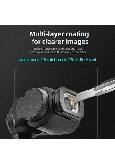 Bloomnest Startrc 1133707 Djı Osmo Pocket 3 Kamera Geniş Açı Lens Optik Cam Aksesuarı Altın