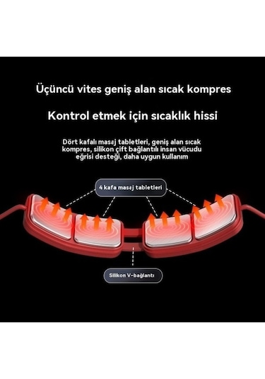 Besthome1 Servikal Masaj Aleti Altın, Ergonomik Tasarım, Sağlık İçin Uygun, Klasik Model, Yüksek Kalite Altın