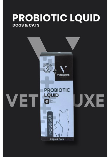 Vetdeluxe Probiotic Kedi Ve Köpekler İçin Sindirim Bağışıklık Güçlendirici 100 ML