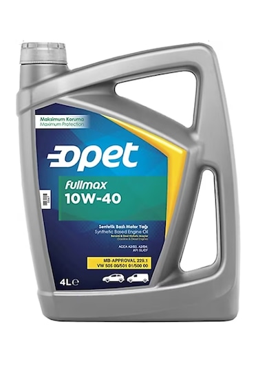 Opet Fullmax 10W-40 Sentetik Motor Yağı
