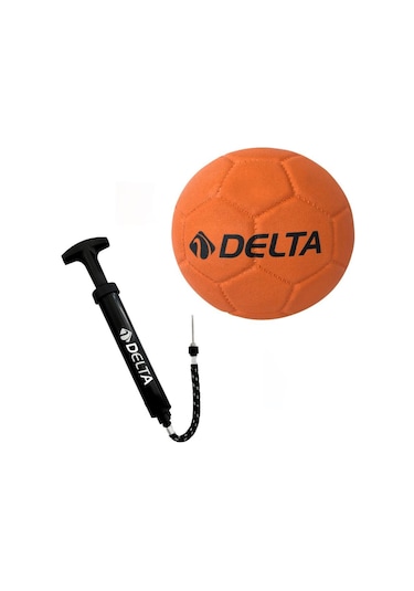 Delta Deluxe Kauçuk 1 Numara Hentbol Topu + Top Pompası Çok Renkli