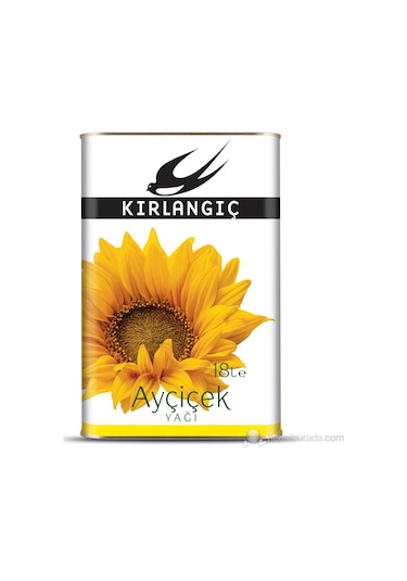 Kırlangıç Ayçiçek Yağı Teneke 18 L
