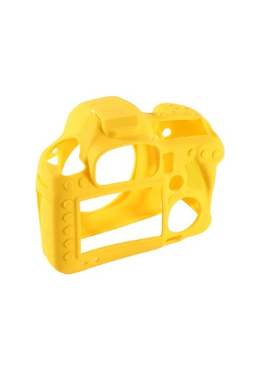 Sones Canon Eos 5d Mark Iıı / 5d3 İçin Puluz Yumuşak Silikon Koruyucu Kılıf Sarı