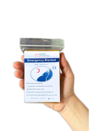 Akana Termal Battaniye X 5 Adet / Altın - Gümüş