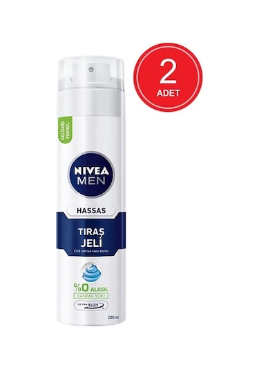 Nivea Men Hassas Tıraş Jeli 2 x 200 ML